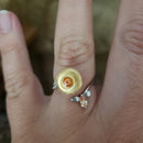 Zonnebloem Angst Ring