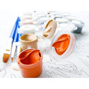 Green tree paint by numbers kit 