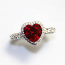 Heart Cubic Zirconia Ring