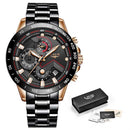 Heren Chronograaf Luxe Polshorloge