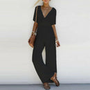 Wijde Benen Boho Jumpsuit Romper