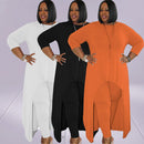 Plus Size Casual Streetwear Set