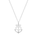 Anchor Heart Necklace