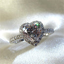 Heart Cubic Zirconia Ring