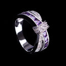 Criss Cross Kristal Ring