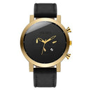 Lederen Sport Chrono Horloge