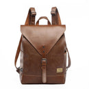 Vintage Faux Leather Backpack