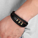 Stijlvolle Echt Lederen Armbanden Voor Mannen