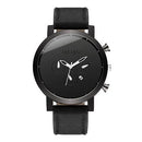 Lederen Sport Chrono Horloge