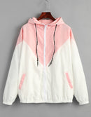 Two-tone Windbreaker Jacket 
