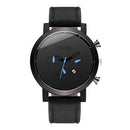 Lederen Sport Chrono Horloge