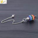 Seven Chakras Pendulum Necklace - The Spiritual Life Guide