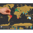 Belleza World Scratch Map - your journey in your own living room!