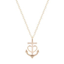 Anchor Heart Necklace