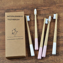 Eco-friendly Bamboo Toothbrush (5 pcs)