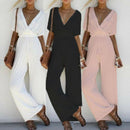 Wijde Benen Boho Jumpsuit Romper