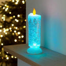 Color Changing LED Water Candle with Glitter