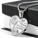 God Has You In His Arms Hummingbird Necklace