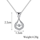Waterdruppel Kristal Hanger Ketting