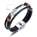 Limited Edition Gitaar Leren Armband
