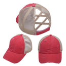 Criss Cross Ponytail Cap
