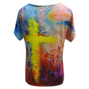 Vintage Kruis Grafische T-shirts