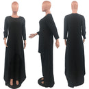 Plus Size Casual Streetwear Set