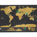 Belleza World Scratch Map - your journey in your own living room!