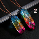 Levensboom Kristallen Hanger Ketting