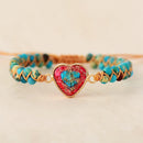 Passie Hart Gevlochten Armband