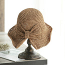 Wide brim straw hat 