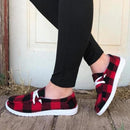 Women's Canvas Lace-Up Loafers