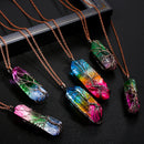 Levensboom Kristallen Hanger Ketting