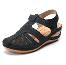 Retro Ortopædiske Sandaler i Læder
