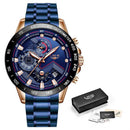 Heren Chronograaf Luxe Polshorloge