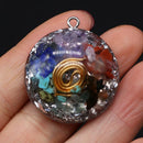 Chakra Orgone Pendant
