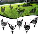 Chicken Set - 4-Piece Decoration Set for Indoor &amp; Outdoor Use!