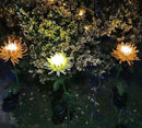 Krysantemum LED Solcellelampe