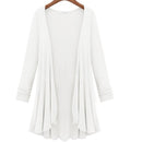 Casual vest met lange mouwen en ruches