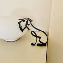 Minimalist Dog Art Sculpture