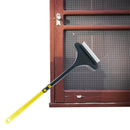 Window screen cleaning brush