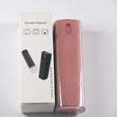 Portable fingerprint-resistant screen cleaner