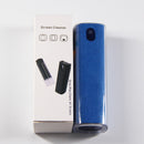 Portable fingerprint-resistant screen cleaner
