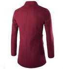 Men's Trench Coat with stand-up collar