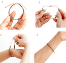 Natuurlijke Amazoniet Hart Armband