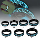 Luminous Celtic Dragon Ring