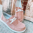 Women's Canvas Lace-Up Loafers