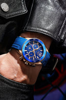 LIGE Luxe Chronograaf Sporthorloge