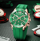 LIGE Luxe Chronograaf Sporthorloge