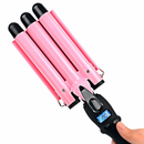 Ceramic curling iron with LCD display